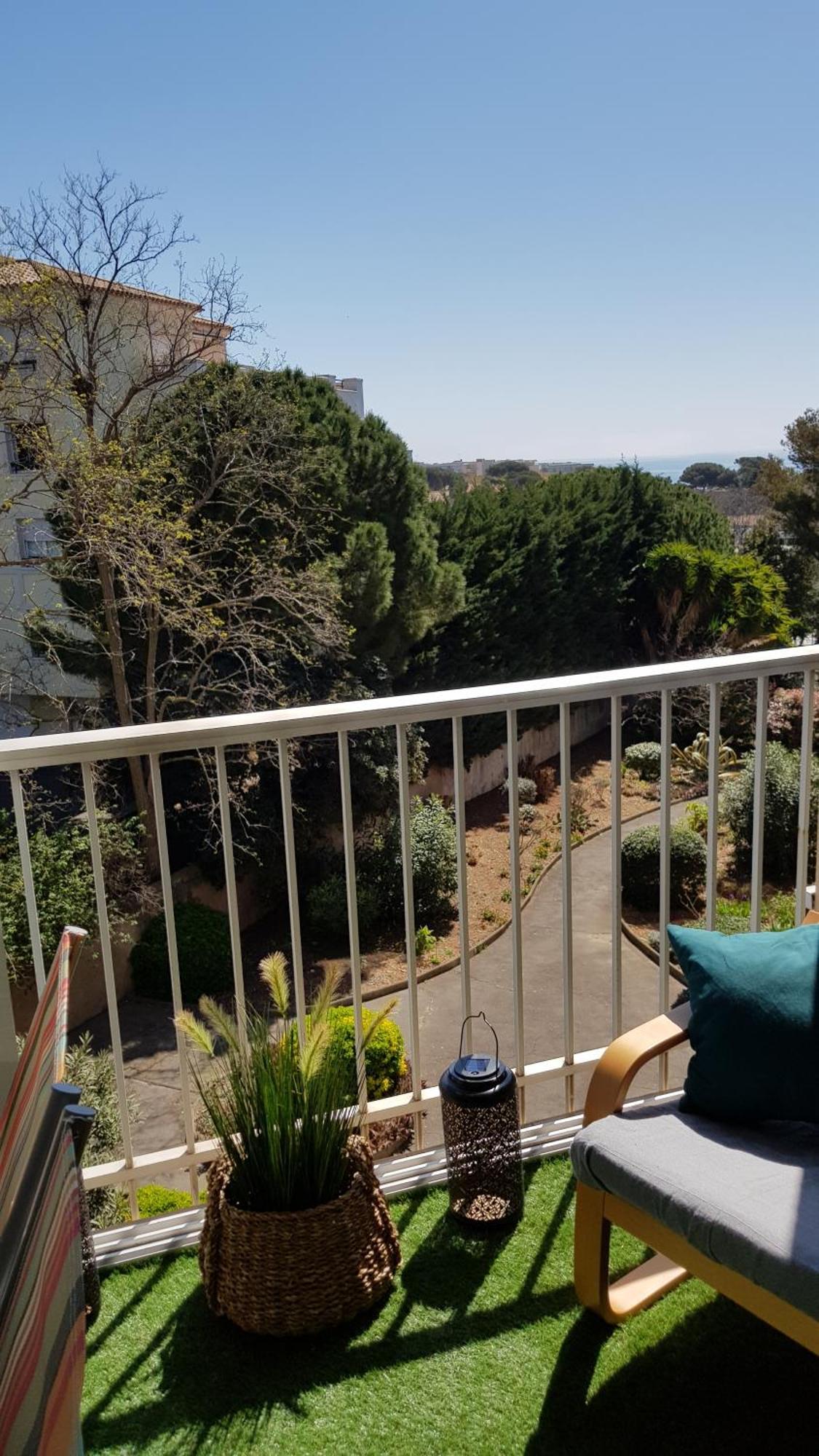 La Plage Vous Appartient - Studio Cabine Vue Mer Apartman Sète Kültér fotó