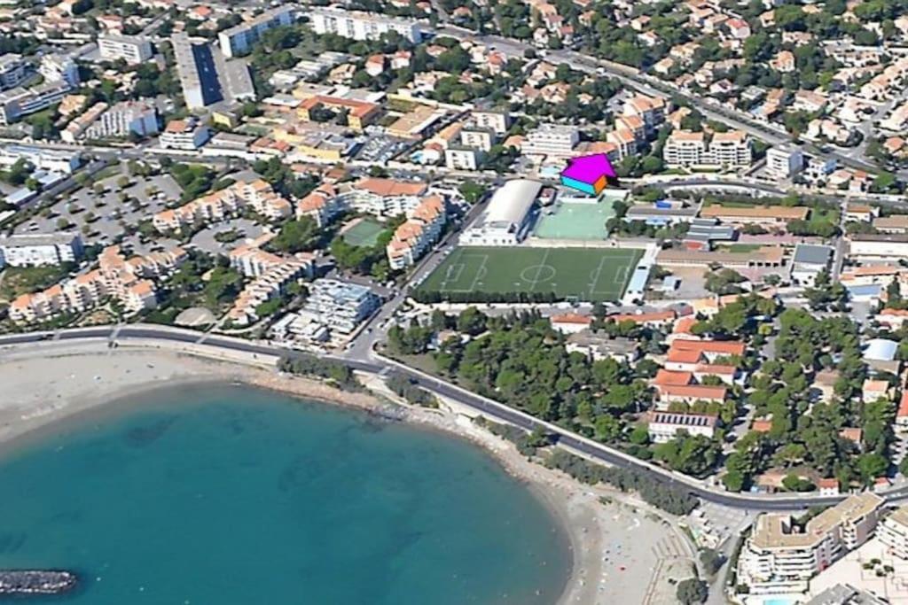 La Plage Vous Appartient - Studio Cabine Vue Mer Apartman Sète Kültér fotó